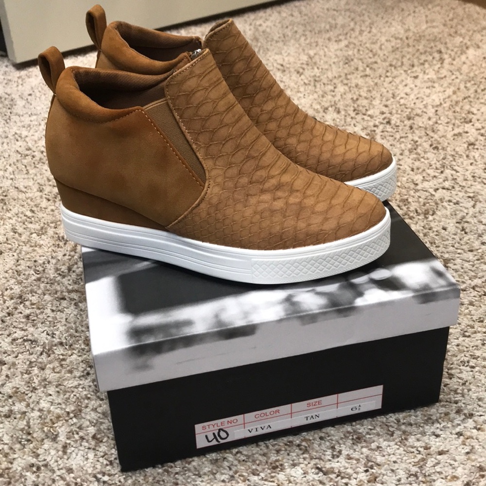 Wedge Sneakers -size 6 1/2